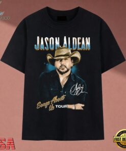 Jason Aldean Songs About Us Tour Country Music Graphic T Shirt , Music 2D Graphic Tee Jason Aldean Songs About US Tour Country Music Graphic T Shirt