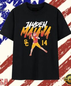 Jayden Maiava USC Trojans 14 football quarterback T Shirt , Trendy 2D Print Shirt Jayden Maiava Usc Trojans 14 Football Quarterback T Shirt