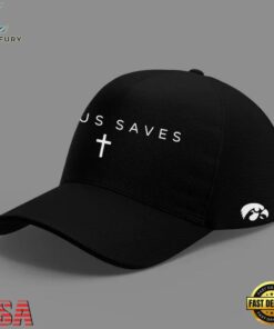 JESUS SAVES x Iowa Hawkeyes 2026 Classic Cap , Fashion Baseball Cap Jesus Saves X Iowa Hawkeyes 2026 Classic Cap