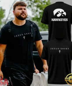 JESUS SAVES x Iowa Hawkeyes 2026 T Shirt