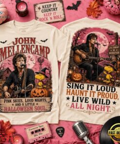 John Mellencamp Woodstock Pumpkin Roadshow Halloween 3D Shirt, Trending Music 3D Tee John Mellencamp Woodstock Pumpkin Roadshow Halloween 3D Shirt