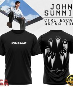 John Summit CTRL ESCAPE Arena Tour 2026 Black 3D Shirt , Music Design T Shirt John Summit Ctrl Escape Arena Tour 2026 Black 3D Shirt