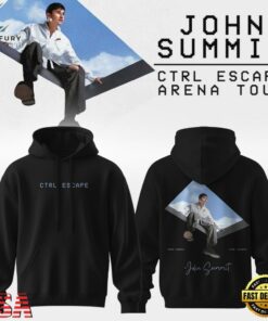 John Summit CTRL ESCAPE Arena Tour 2026 Black Hoodie , Music Design T Shirt John Summit Ctrl Escape Arena Tour 2026 Black Hoodie