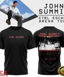 John Summit CTRL ESCAPE Arena Tour 2026 Scheduler T Shirt , Music Design T Shirt John Summit Ctrl Escape Arena Tour 2026 Scheduler T Shirt