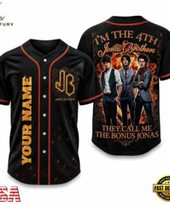 Jonas Brothers Baseball Jersey , Music Artist Baseball Jersey Jonas Brothers Baseball Jersey
