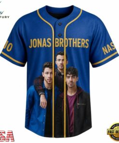 Jonas Brothers Custom Name And Number Baseball Jersey , Music Artist Baseball Jersey Jonas Brothers Custom Name And Number Baseball Jersey