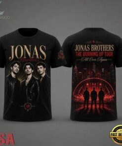 Jonas Brothers The Burning Up Tour 2026 3D Shirt , Music Fans Shirt Jonas Brothers The Burning UP Tour 2026 3D Shirt