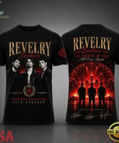 Jonas Brothers The Burning Up Tour 2026 3D T Shirt , Music Fans Shirt Jonas Brothers The Burning UP Tour 2026 3D T Shirt