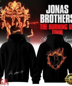 Jonas Brothers The Burning Up Tour 2026 New Design Hoodie, Trending Music 3D Tee Jonas Brothers The Burning UP Tour 2026 New Design Hoodie