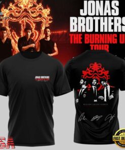 Jonas Brothers The Burning Up Tour 2026 New Design T Shirt, Trending Music 3D Tee Jonas Brothers The Burning UP Tour 2026 New Design T Shirt