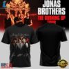 Jonas Brothers The Burning Up Tour 2026 Signature Black T Shirt, Trending Music 3D Tee Jonas Brothers The Burning UP Tour 2026 Signature Black T Shirt