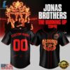 Jonas Brothers The Burning Up Tour 2026 Signature Custom Baseball Jersey, Music Artist Baseball Jersey Jonas Brothers The Burning UP Tour 2026 Signature Custom Baseball Jersey