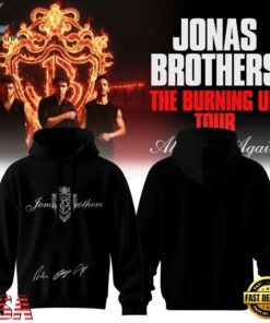 Jonas Brothers The Burning Up Tour 2026 Signature Hoodie, Trending Music 3D Tee Jonas Brothers The Burning UP Tour 2026 Signature Hoodie