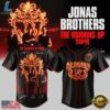 Jonas Brothers The Burning Up Tour 2026 Signature Music Graphic Baseball Jersey, Music Artist Baseball Jersey Jonas Brothers The Burning UP Tour 2026 Signature Music Graphic Baseball Jersey