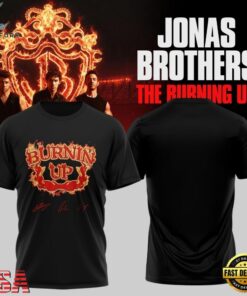 Jonas Brothers The Burning Up Tour 2026 T Shirt, Trending Music 3D Tee Jonas Brothers The Burning UP Tour 2026 T Shirt