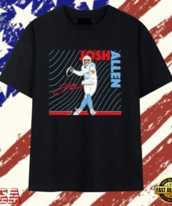Josh Allen Signature NFL Football Quarterback 2026 T Shirt , Trendy 2D Print Shirt Josh Allen Signature Nfl Football Quarterback 2026 T Shirt