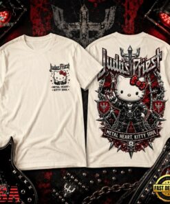 Judas Priest Metal Heart Kitty Soul Vintage Heavy Metal 3D Shirt , Trending Music 3D Tee Judas Priest Metal Heart Kitty Soul Vintage Heavy Metal 3D Shirt