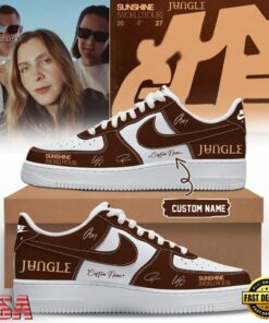 Jungle Sunshine World Tour 2026 27 Limited Edition Signature Red Air Force 1 Shoes Sneakers