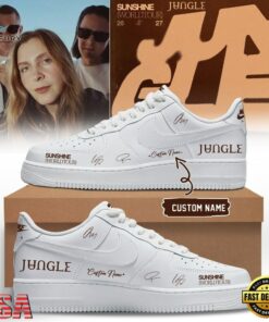 Jungle Sunshine World Tour 2026 27 Limited Edition Signature White Air Force 1 Shoes Sneakers