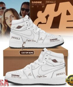Jungle Sunshine World Tour 2026 27 Limited Edition Signature White Air Jordan 1 Hightop Shoes , Music Shoes Jungle Sunshine World Tour 2026 27 Limited Edition Signature White Air Jordan 1 Hightop Shoes