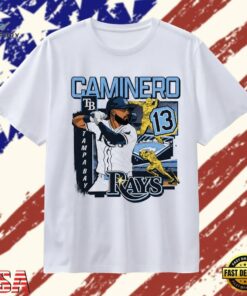 Junior Caminero Tampa Bay Rays 13 MLB Baseball T Shirt, Trendy 2D Print Shirt Junior Caminero Tampa Bay Rays 13 Mlb Baseball T Shirt