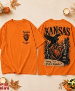 Kansas Carry The Storm Tonight Halloween 3D Shirt, Trending Music 3D Tee Kansas Carry The Storm Tonight Halloween 3D Shirt