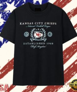 Kansas City Chiefs Established 1960 Chiefs Kingdom T Shirt, Trendy 2D Print Shirt Kansas City Chiefs Established 1960 Chiefs Kingdom T Shirt