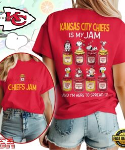 Kansas City Chiefs NFL Jam Snoopy Peanuts Football Fan 3D Shirt, Sports Fans 3D Shirt Kansas City Chiefs Nfl Jam Snoopy Peanuts Football Fan 3D Shirt