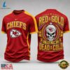 Kansas City Chiefs NFL Till I’m Dead Forever Skull Fan Pride 3D Shirt, Sports Fans 3D Shirt Kansas City Chiefs Nfl Till I M Dead Forever Skull Fan Pride 3D Shirt