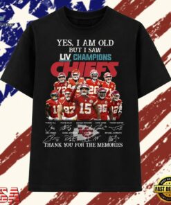 Kansas City Chiefs Super Bowl LIV Champions Signatures T Shirt , Trendy 2D Print Shirt Kansas City Chiefs Super Bowl Liv Champions Signatures T Shirt