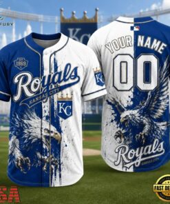 Kansas City Royals 2026 MLB Eagle America Personalized Baseball Jersey , MLB Team Baseball Jersey Kansas City Royals 2026 Mlb Eagle America Personalized Baseball Jersey