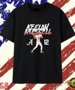Keelon Russell Alabama Crimson Tide 12 football T Shirt , Trendy 2D Print Shirt Keelon Russell Alabama Crimson Tide 12 Football T Shirt