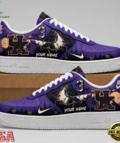 Kentucky Wildcats 2026 NCAA Haunted Moon Halloween Custom Air Force 1 Shoes Sneakers , NCAA New Design Shoes Kentucky Wildcats 2026 Ncaa Haunted Moon Halloween Custom Air Force 1 Shoes Sneakers