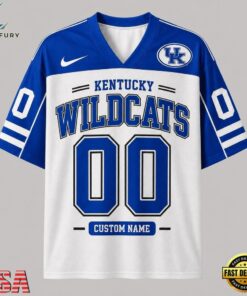 Kentucky Wildcats NCAA College Team Pride Personalized Football jersey, NCAA Team Football Jersey Kentucky Wildcats Ncaa College Team Pride Personalized Football Jersey