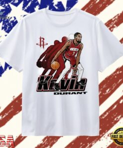 Kevin Durant Houston Rockets Signature 7 Retro Vibe Graphic T Shirt , Trendy 2D Print Shirt Kevin Durant Houston Rockets Signature 7 Retro Vibe Graphic T Shirt
