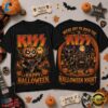 Kiss Band Halloween Night Pumpkin Rock T Shirt, Trending Music 3D Tee Kiss Band Halloween Night Pumpkin Rock T Shirt