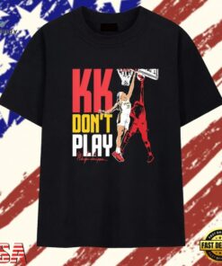 KK Don’t Play Indiana Fever 21 Signature T Shirt , Trendy 2D Print Shirt KK Don T Play Indiana Fever 21 Signature T Shirt