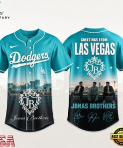 LA Dodgers Merch X Jonas Brothers Baseball Jersey , Music Artist Baseball Jersey LA Dodgers Merch X Jonas Brothers Baseball Jersey