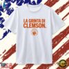 La Grinta di Clemson Tigers Basketball NCAA T Shirt , Trendy 2D Print Shirt LA Grinta DI Clemson Tigers Basketball Ncaa T Shirt