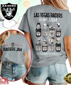 Las Vegas Raiders NFL Jam Snoopy Peanuts Football Fan 3D Shirt, Sports Fans 3D Shirt Las Vegas Raiders Nfl Jam Snoopy Peanuts Football Fan 3D Shirt