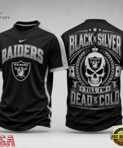 Las Vegas Raiders NFL Till I’m Dead Forever Skull Fan Pride 3D Shirt, Sports Fans 3D Shirt Las Vegas Raiders Nfl Till I M Dead Forever Skull Fan Pride 3D Shirt