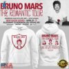 Las Vegas Raiders x Bruno Mars The Romantic Tour White Hoodie, Trending Music 3D Tee Las Vegas Raiders X Bruno Mars The Romantic Tour White Hoodie