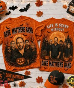 Life Is Scary Without Dave Matthews Band Halloween 2026 3D Shirt , Music Fans Shirt Life IS Scary Without Dave Matthews Band Halloween 2026 3D Shirt