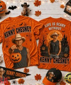 Life Is Scary Without Kenny Chesney Halloween 2026 3D Shirt , Music Fans Shirt Life IS Scary Without Kenny Chesney Halloween 2026 3D Shirt