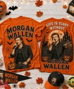 Life Is Scary Without Morgan Wallen Halloween 2026 3D Shirt , Music Fans Shirt Life IS Scary Without Morgan Wallen Halloween 2026 3D Shirt