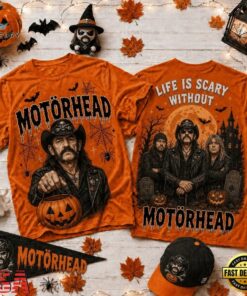 Life Is Scary Without Motörhead Halloween 2026 3D Shirt , Music Fans Shirt Life IS Scary Without Motorhead Halloween 2026 3D Shirt
