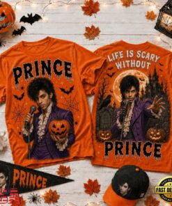 Life Is Scary Without Prince Halloween T Shirt , Music Design T Shirt Life IS Scary Without Prince Halloween T Shirt