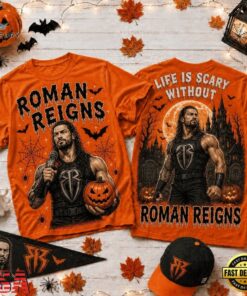 Life Is Scary Without Roman Reigns Halloween T Shirt , Music Design T Shirt Life IS Scary Without Roman Reigns Halloween T Shirt