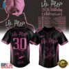 Lil Peep 30th Birthday Celebration Limited Edition Signature Black Baseball Jersey, Music Artist Baseball Jersey Lil Peep 30th Birthday Celebration Limited Edition Signature Black Baseball Jersey