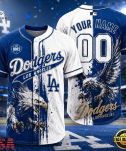 Los Angeles Dodgers 2026 MLB Eagle America Personalized Baseball Jersey , MLB Team Baseball Jersey Los Angeles Dodgers 2026 Mlb Eagle America Personalized Baseball Jersey